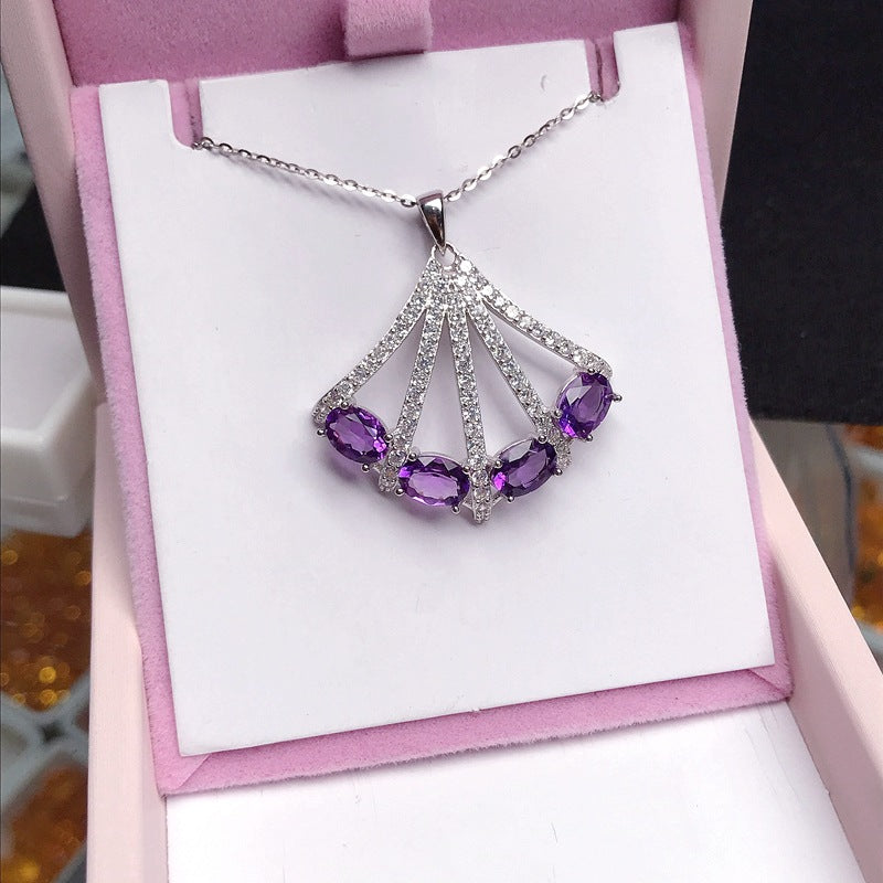 S925 Amethyst Pendant
