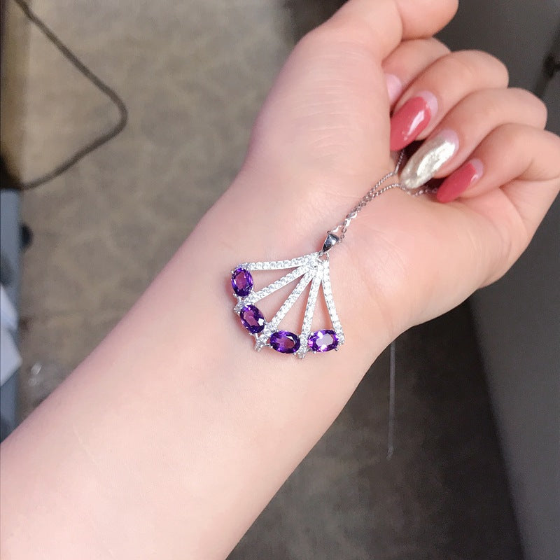 S925 Amethyst Pendant