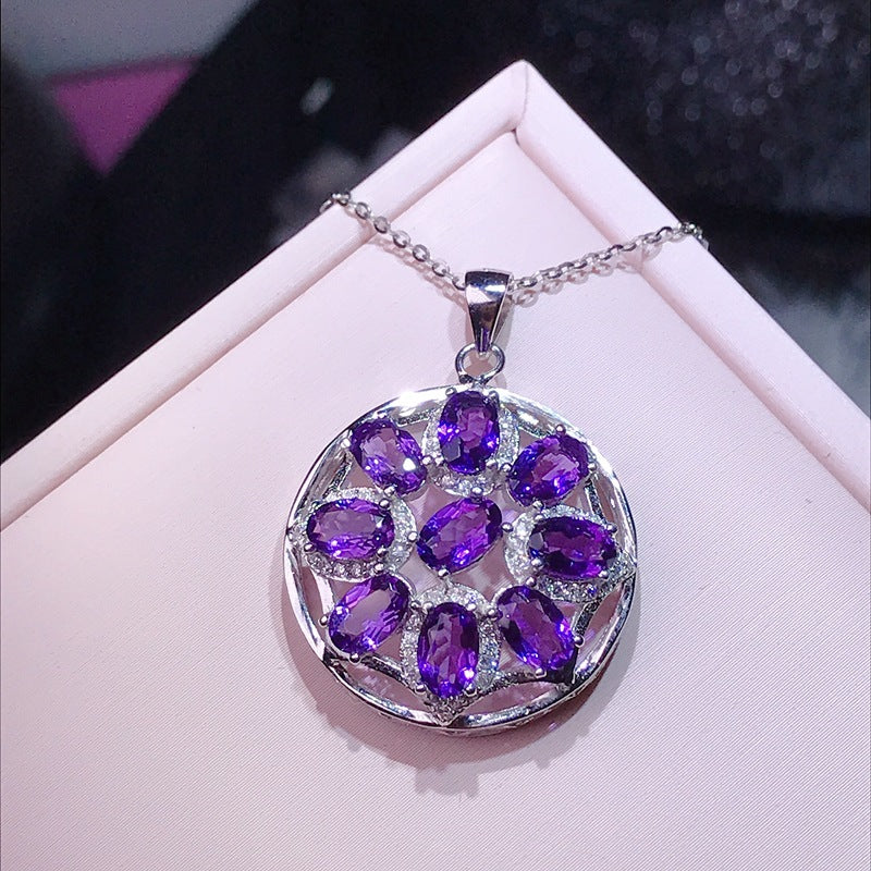 S925 Amethyst Pendant