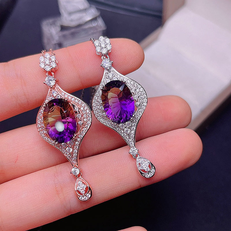S925 Amethyst Ladies Pendant