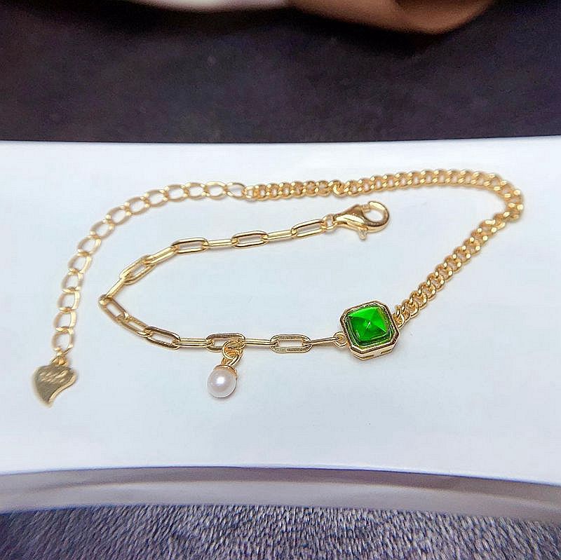 S925 Simple Fashion Tangta Natural Turbidite Bracelet