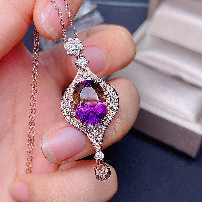 S925 Amethyst Ladies Pendant
