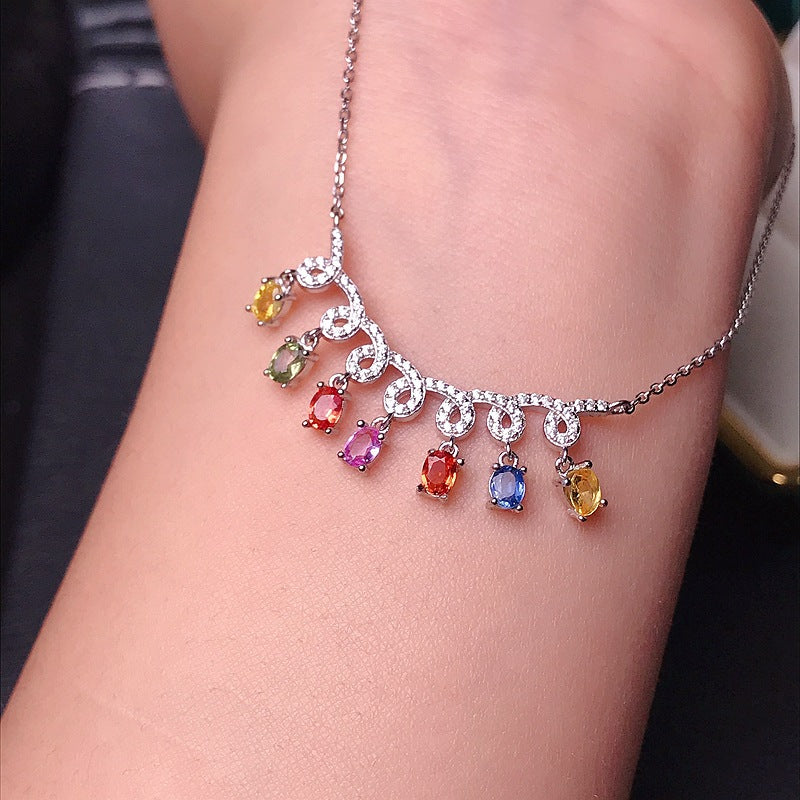 S925 Natural Color Sapphire