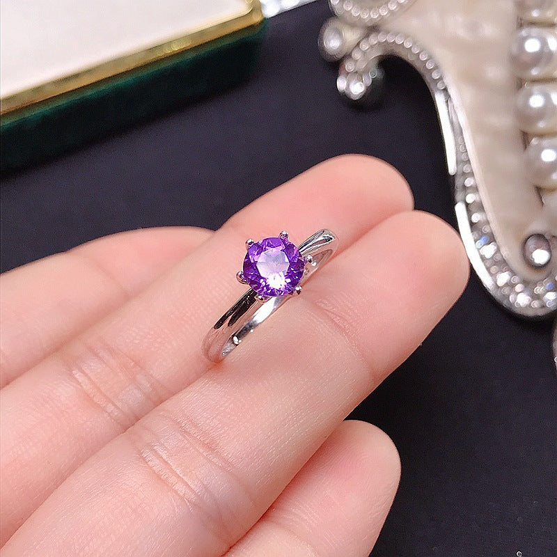 S925 Amethyst Ring