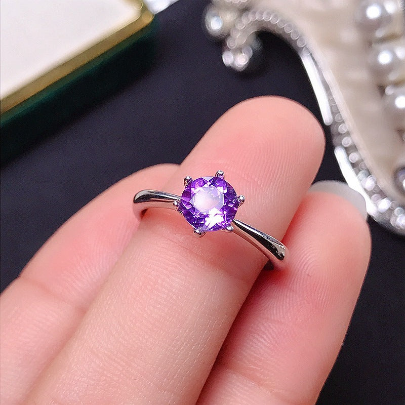 S925 Amethyst Ring
