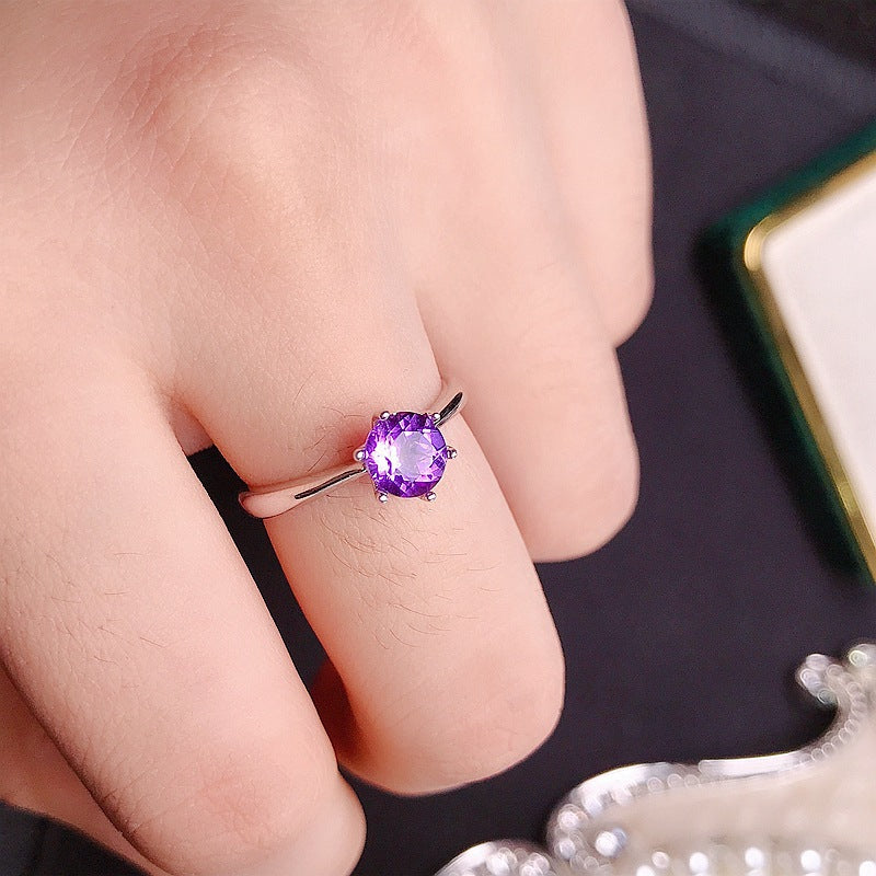 S925 Amethyst Ring
