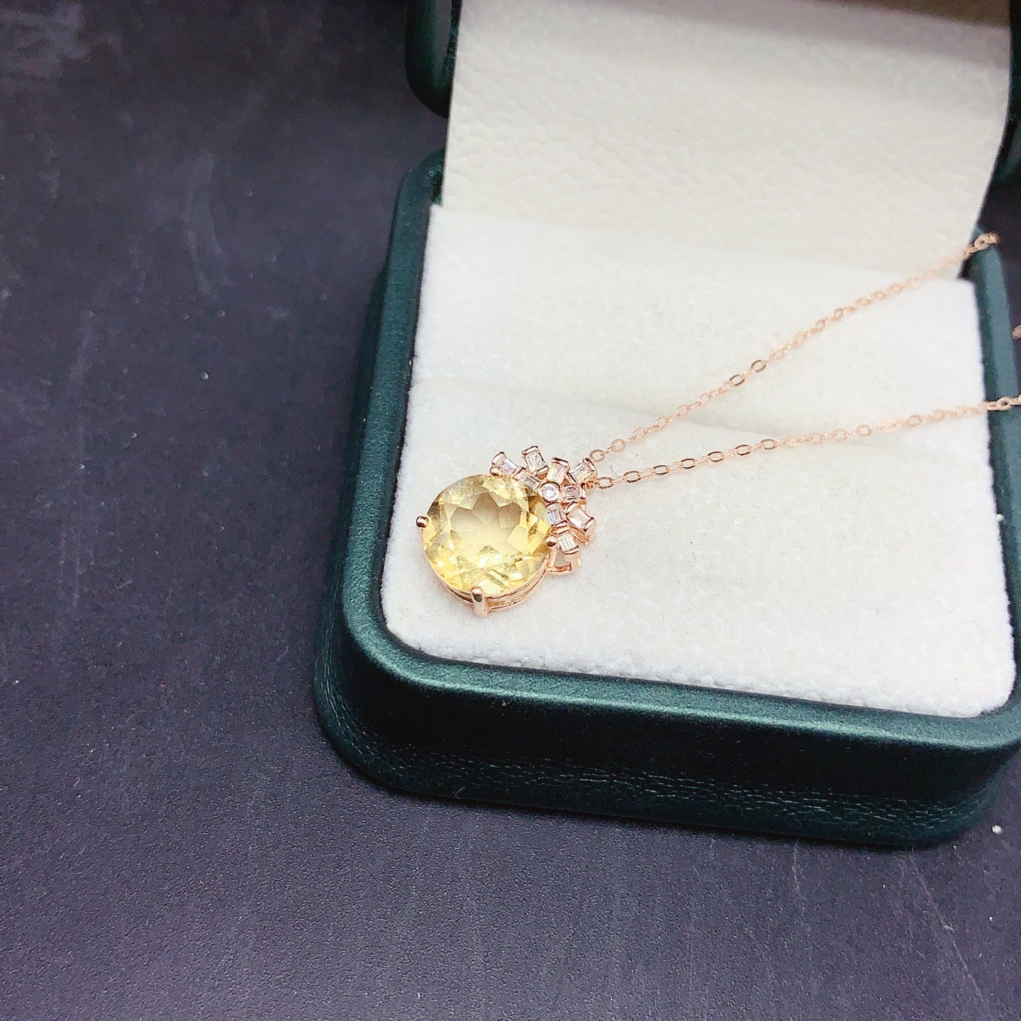Natural Gemstone Necklace, 10mm Round Sky Blue Topaz Amethyst Citrine, 925 Silver 18k Gold Plated, Sparkling Crystal Jewelry, Simple Elegant Daily Statement Necklace