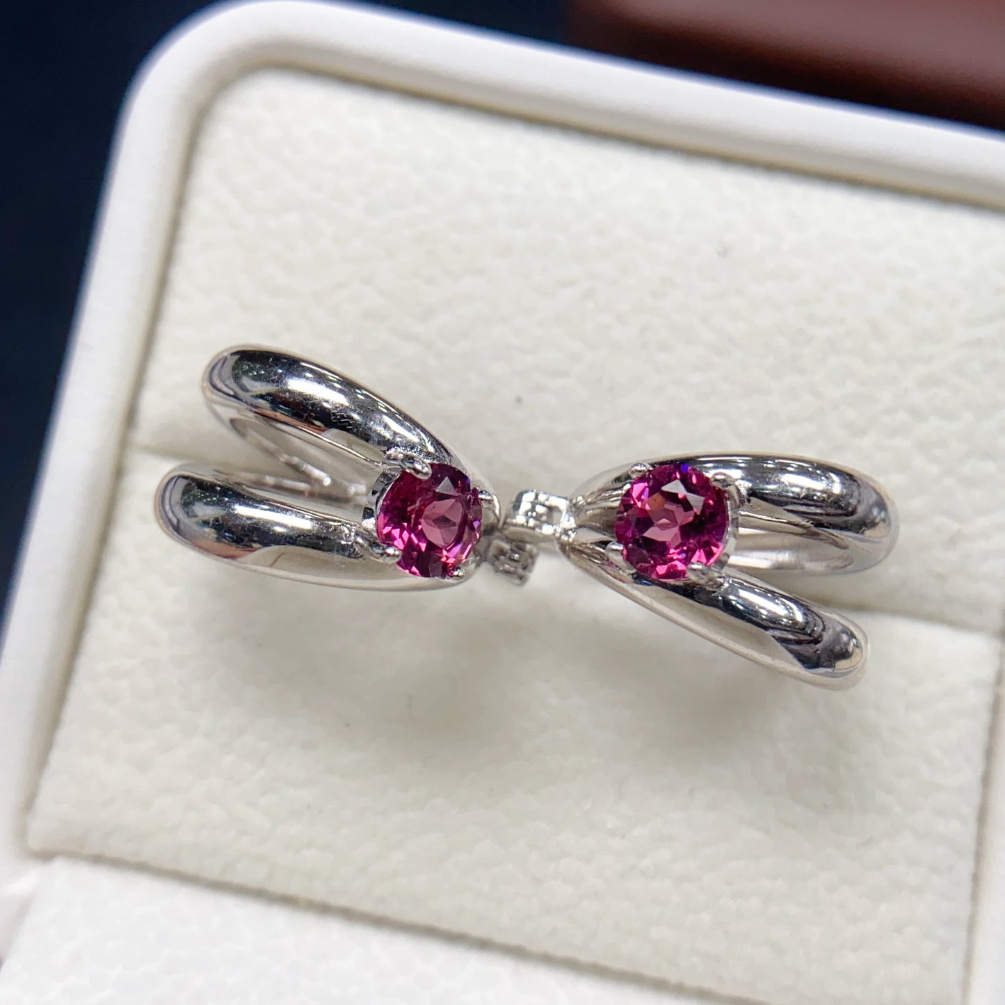Natural Magnesium Aluminum Garnet Earrings Studs & Cuffs 5x5mm Fire Flash 925 Silver Fine Jewelry For Women