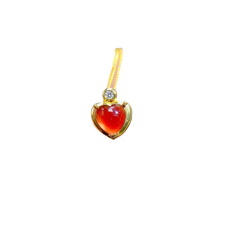 S925 Women's Fanta Garnet Pendant
